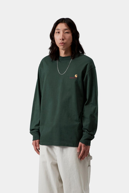 Carhartt WIP Essential | American Script T-Shirt Long Sleeve