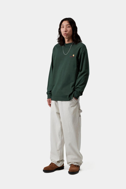 Carhartt WIP Essential | American Script T-Shirt Long Sleeve