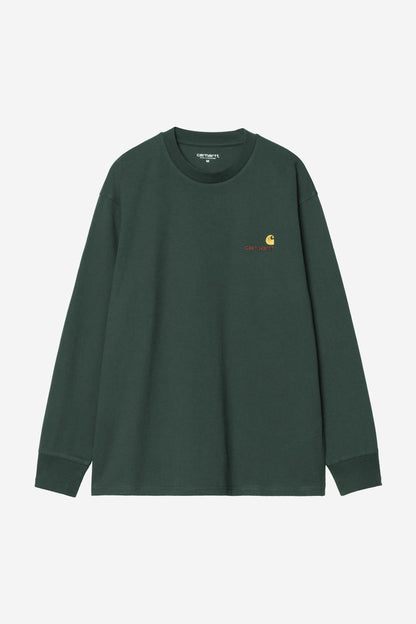 Carhartt WIP Essential | American Script T-Shirt Long Sleeve