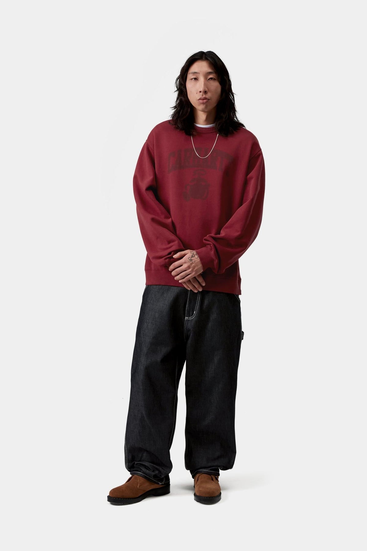 Carhartt WIP Hot Sale | Faded Pond Corps Sweatshirt