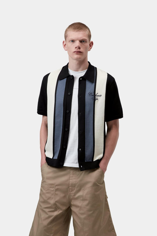 Carhartt WIP New | Short Sleeve Mello Stripe Knit Shirt