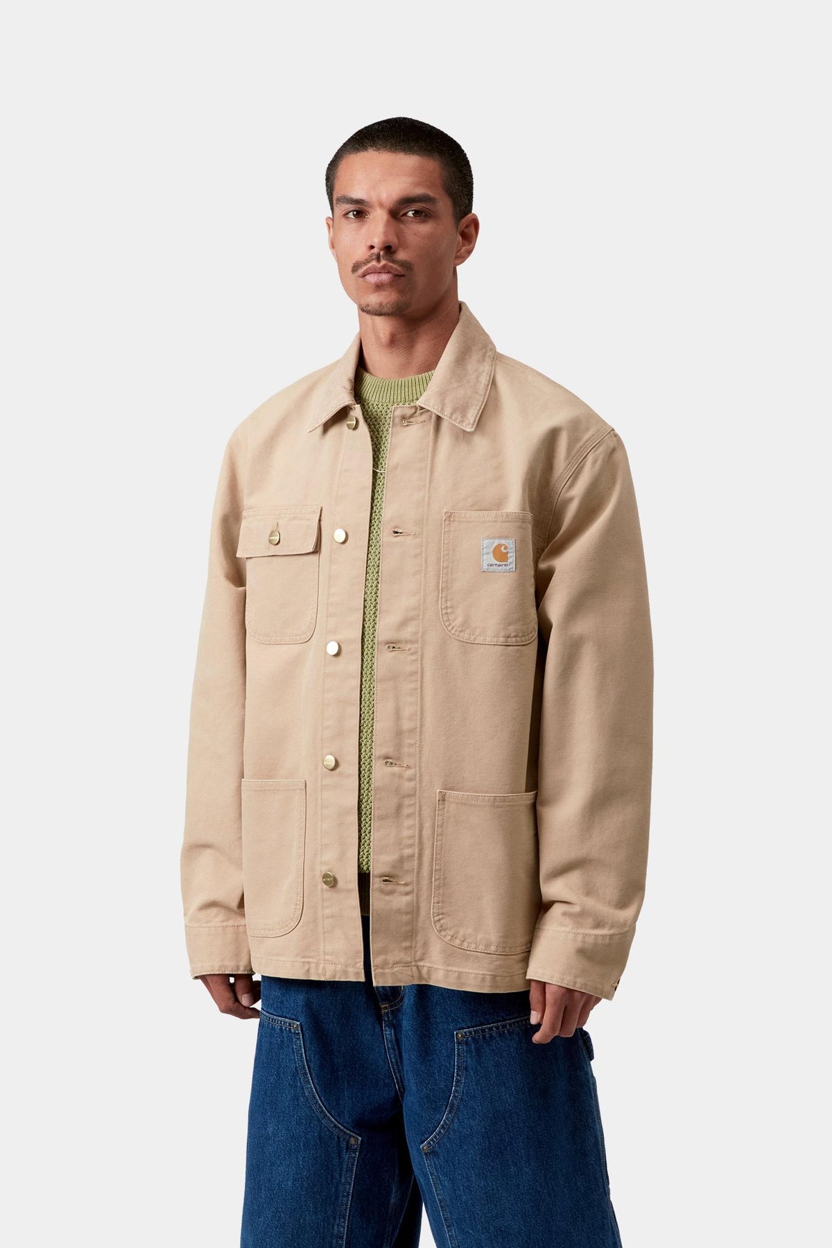 Carhartt WIP Essential | Michigan Coat (Spring) - Stone Canvas
