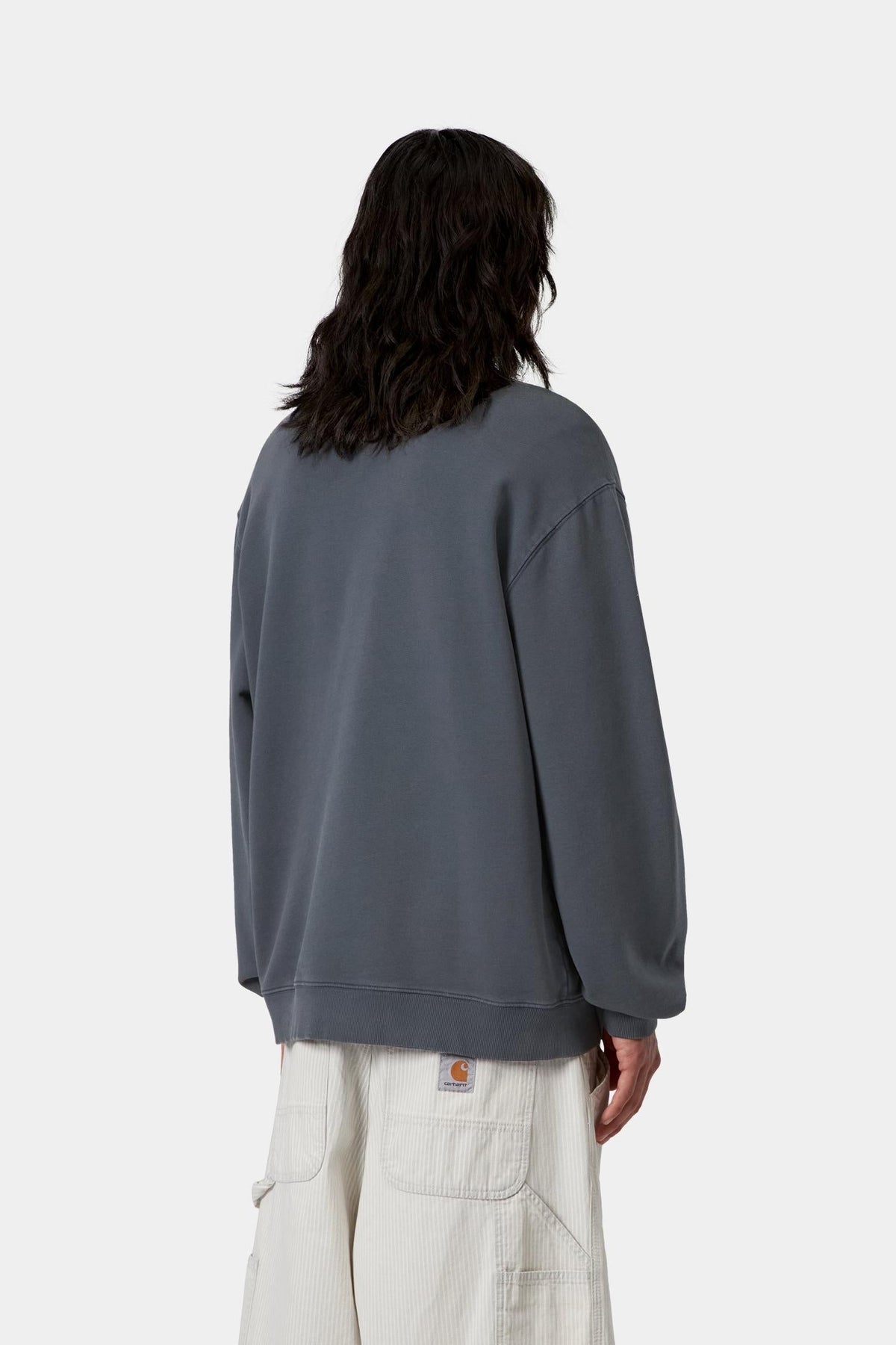 Carhartt WIP Premium | Faded Pond Corps Sweatshirt
