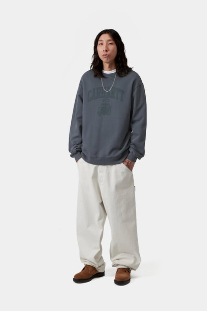 Carhartt WIP Premium | Faded Pond Corps Sweatshirt