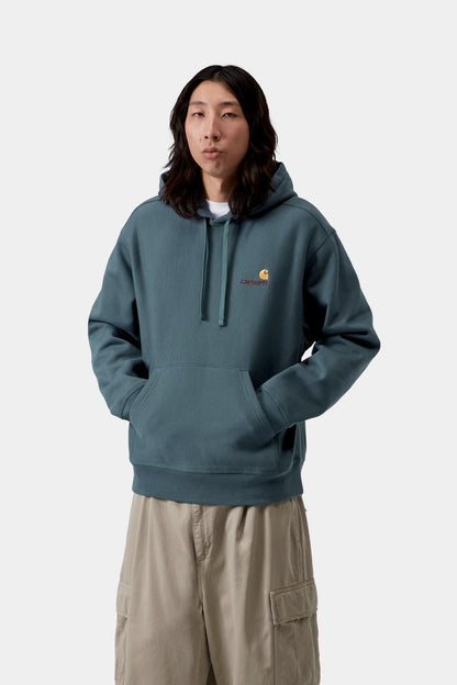 Carhartt WIP Signature | Hooded American Script Sweatshirt