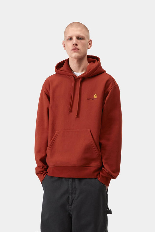 Carhartt WIP Trending | Hooded American Script Sweatshirt