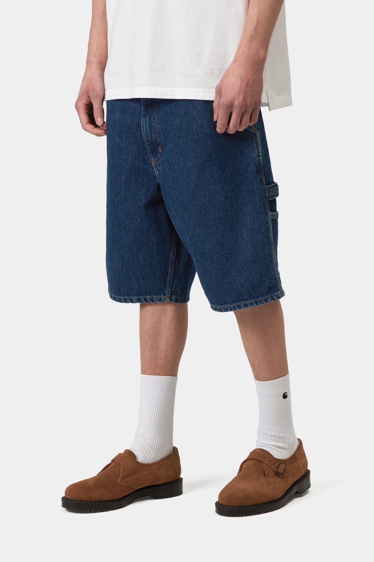 Carhartt WIP Latest | Single Knee Short - Denim