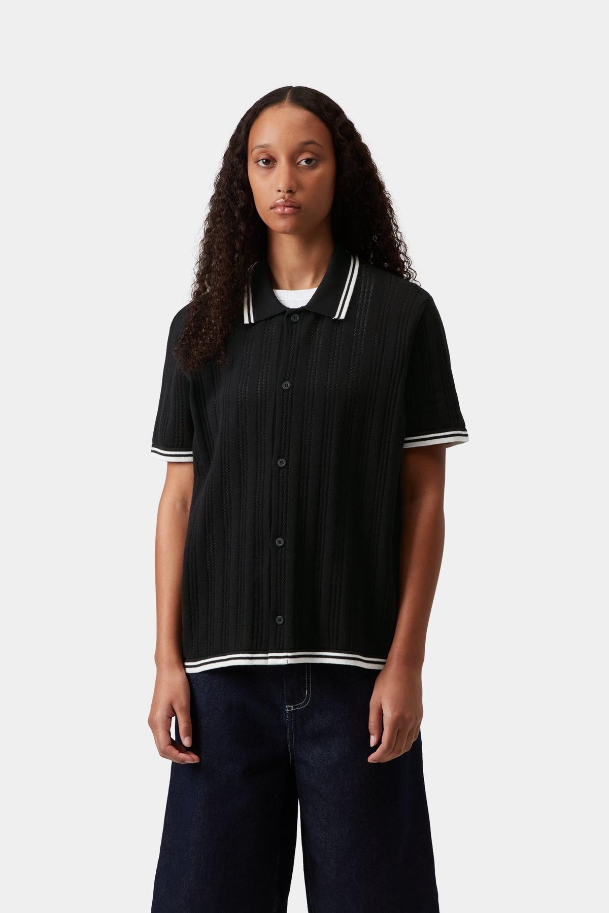 Carhartt WIP Smart Buy | Women's Short Sleeve Ramsey Knit Shirt