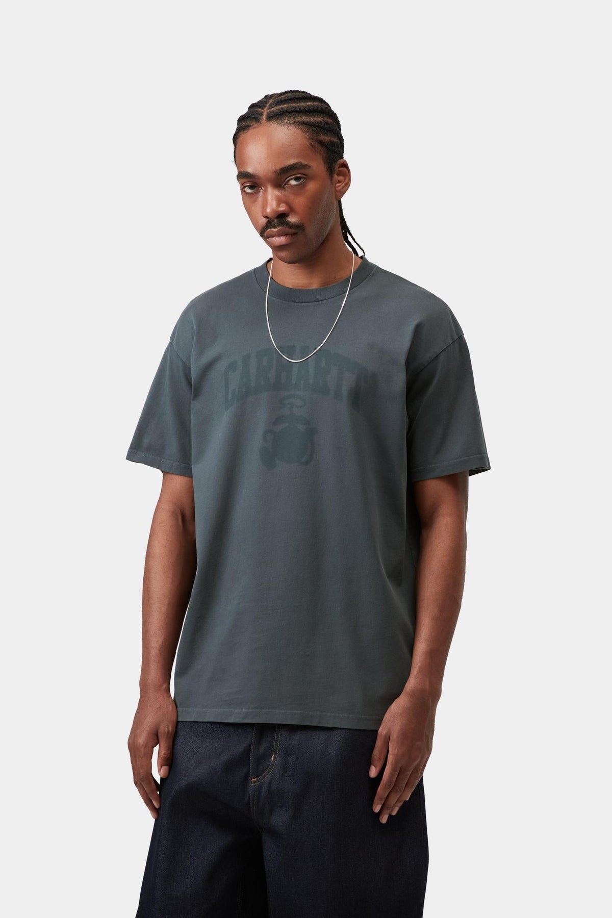 Carhartt WIP Classic | Faded Pond Corps T-Shirt