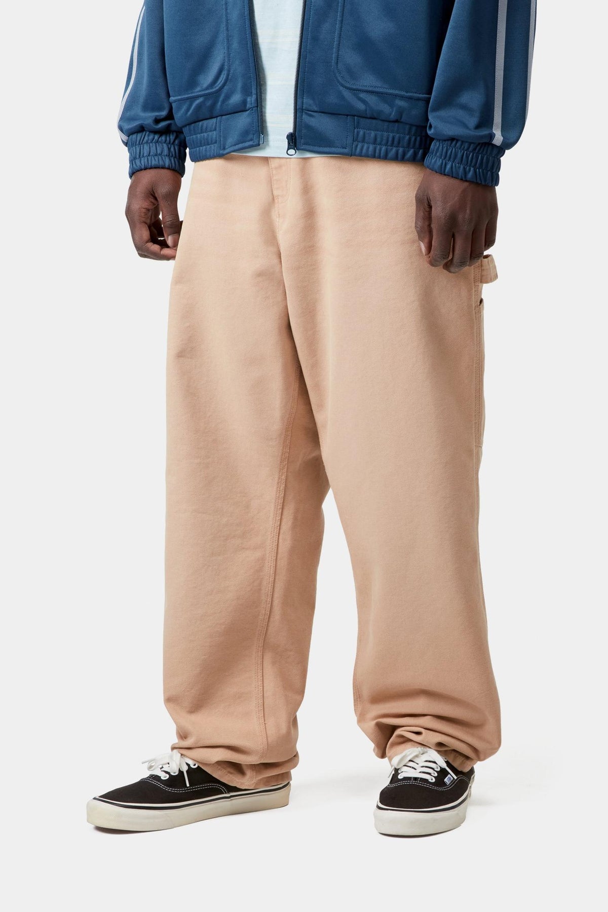 Carhartt WIP Popular | Single Knee Pant - Stone Canvas