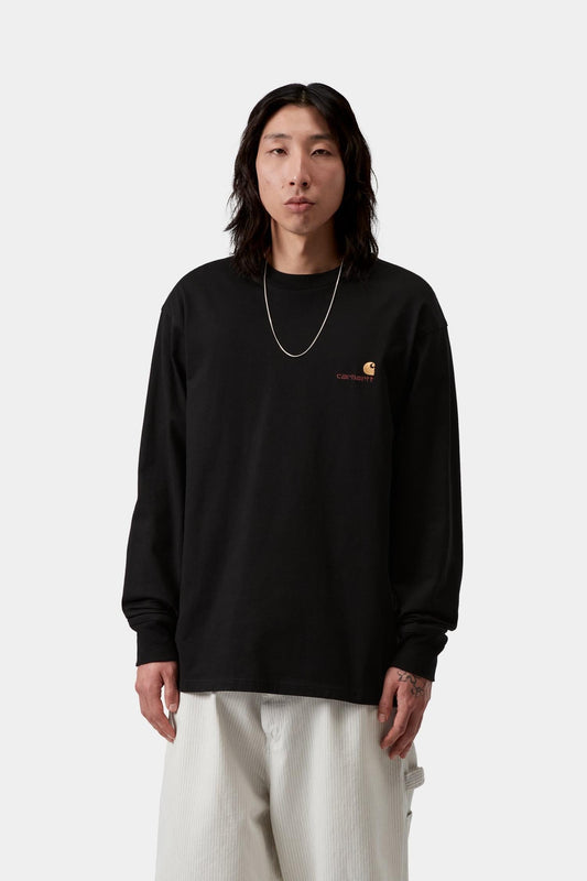 Carhartt WIP Discount | American Script Long Sleeve T-Shirt