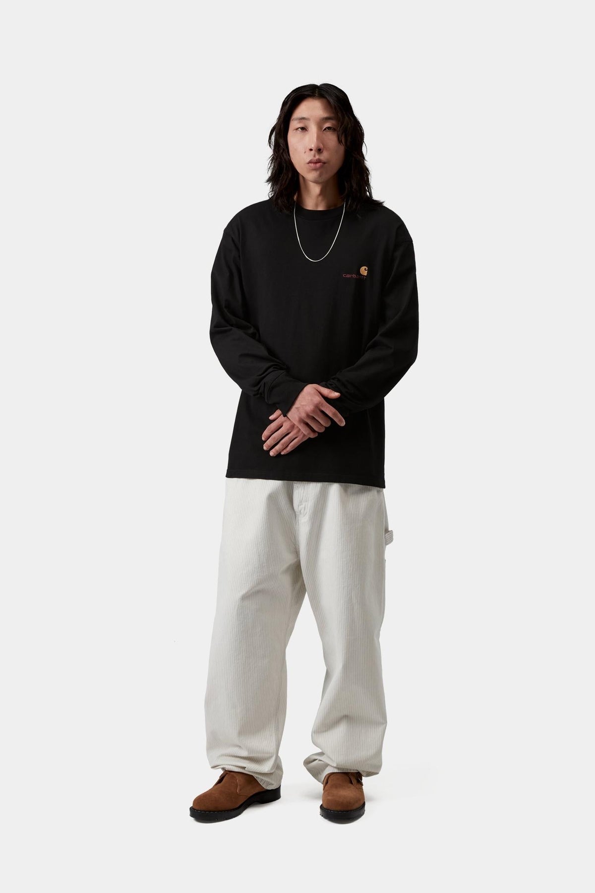 Carhartt WIP Discount | American Script Long Sleeve T-Shirt