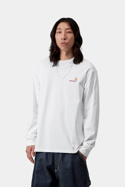 Carhartt WIP Deals | American Script Long Sleeve T-Shirt