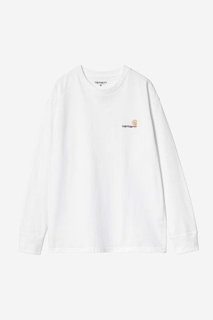 Carhartt WIP Deals | American Script Long Sleeve T-Shirt