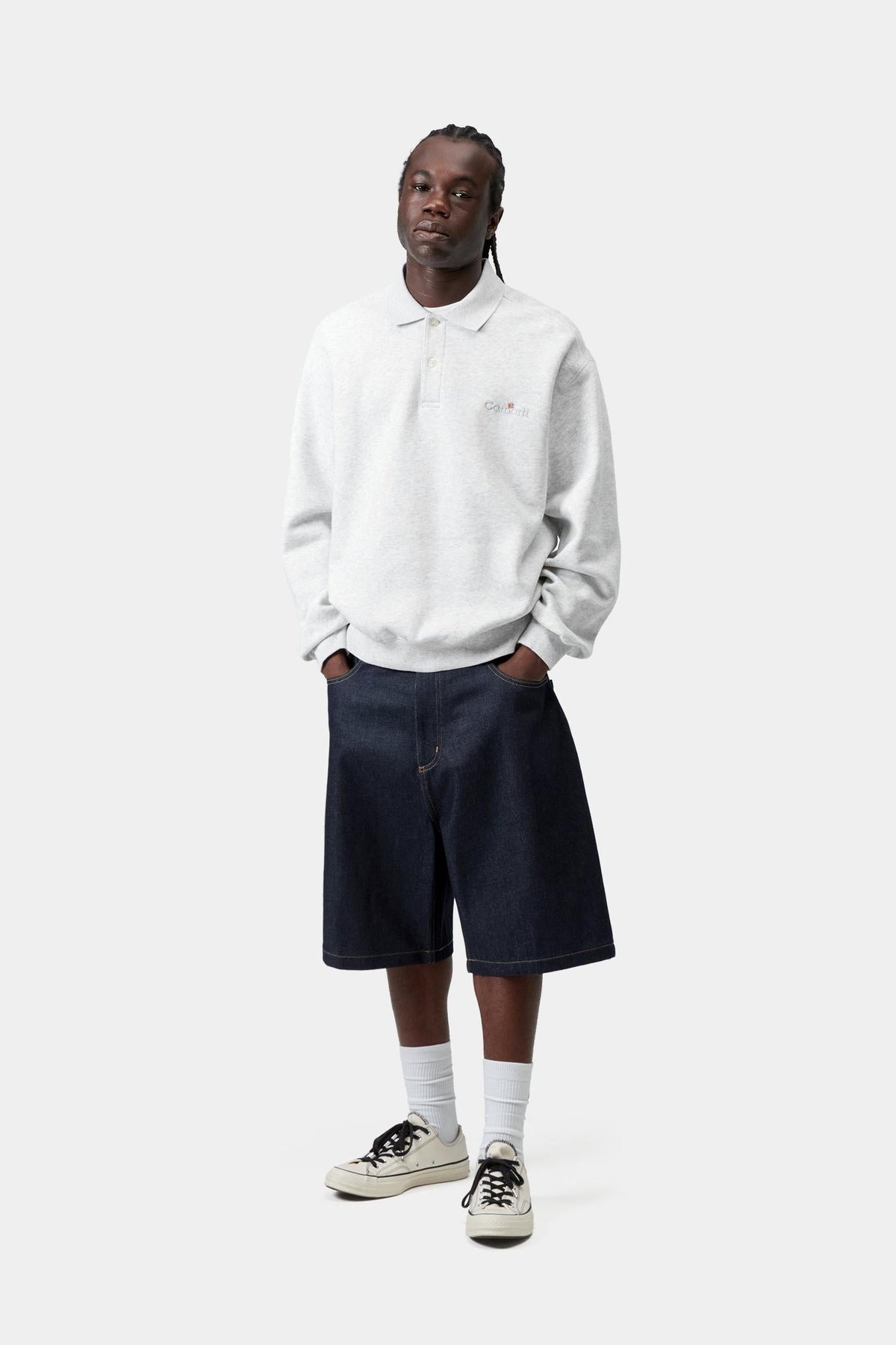Carhartt WIP Customer Favorite | WIP Label Polo Sweatshirt