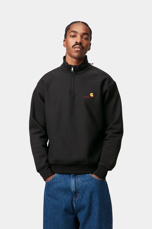 Carhartt WIP Quality | Half Zip American Script Sweatshirt
